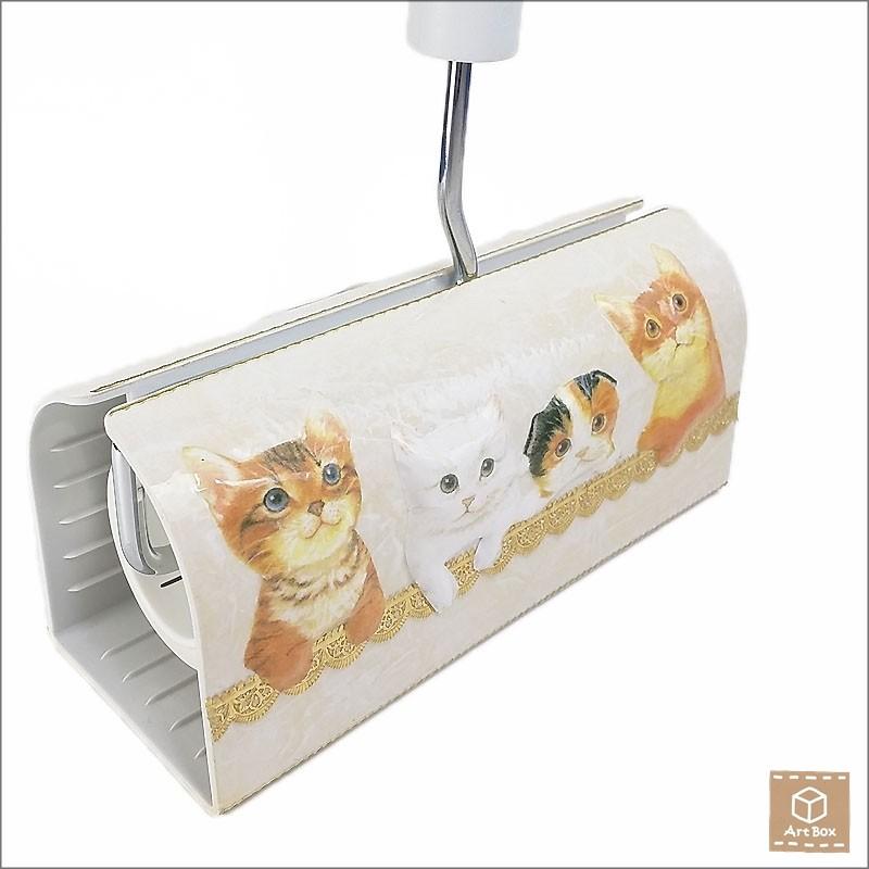 コロコロケース デコパージュ コロコロクリーナー 掃除用具 猫柄 動物柄 ハンドメイド 手作り E 3 1 02 Art Box 通販 Yahoo ショッピング