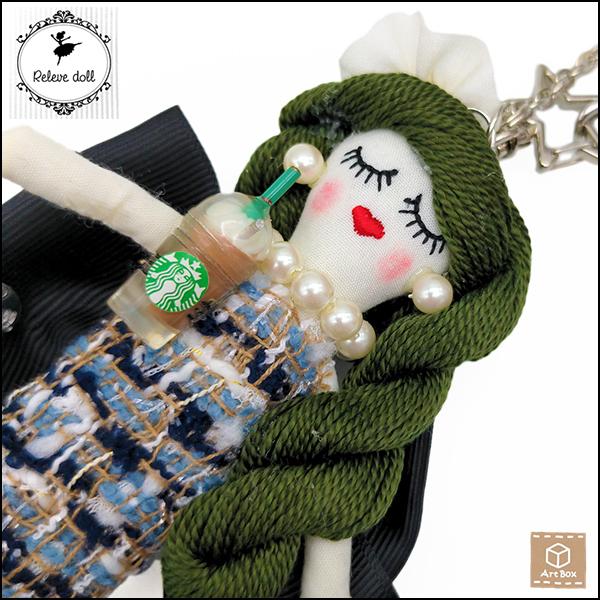 ルルベちゃん バッグチャーム ドールチャーム 人形 手作り ハンドメイド 一点物 E 4 2 18 Art Box 通販 Yahoo ショッピング