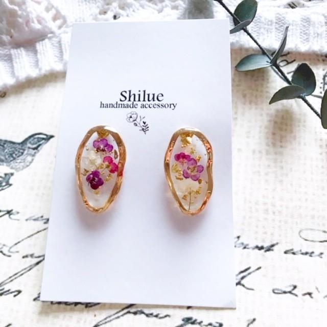 ドライフラワーピアス J 2 1 55 Art Box 通販 Yahoo ショッピング