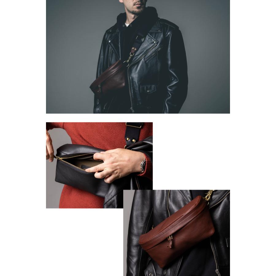 ART BROWN（アートブラウン） ボディバッグ（L） 本革 ショルダー