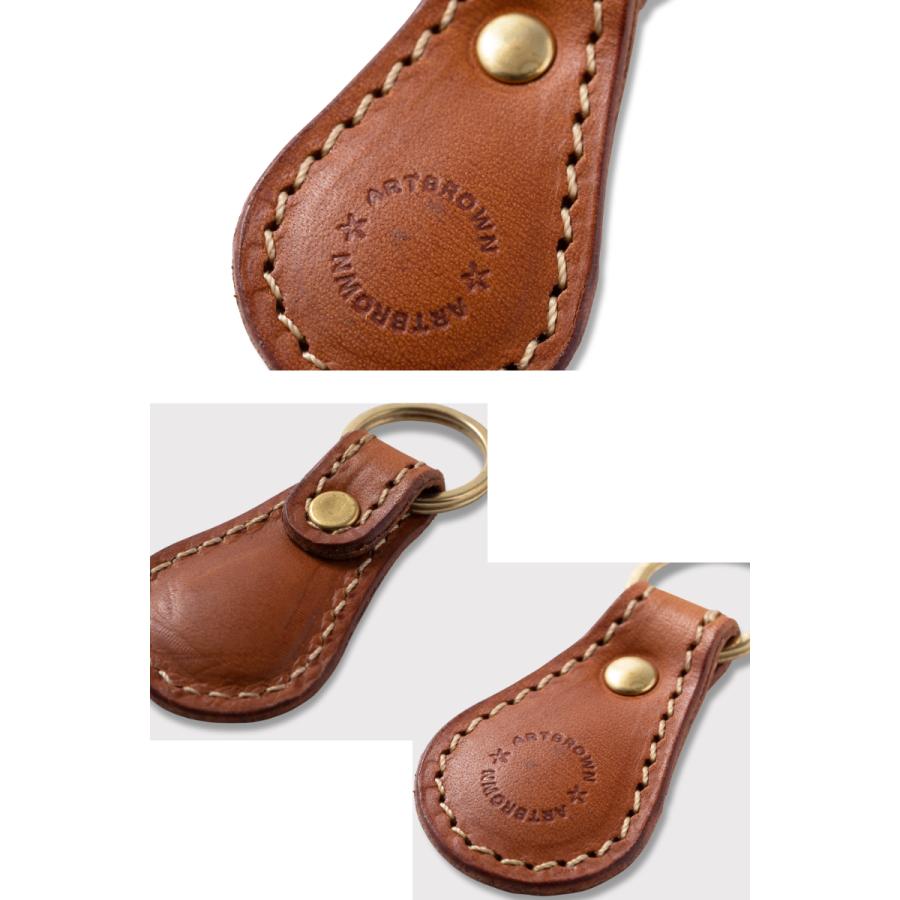 ART BROWN キーホルダー 本革 ユニセックス キーチャーム レザー ART BROWN キーホルダー 本革 ユニセックス キーチャーム レザー