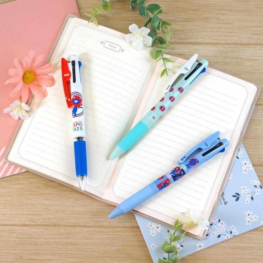 ミャクミャク　JETSTREAM 3色　新品3本SET ジェットストリーム 三菱鉛筆 ミャクミャク 3色ボールペン 数量限定