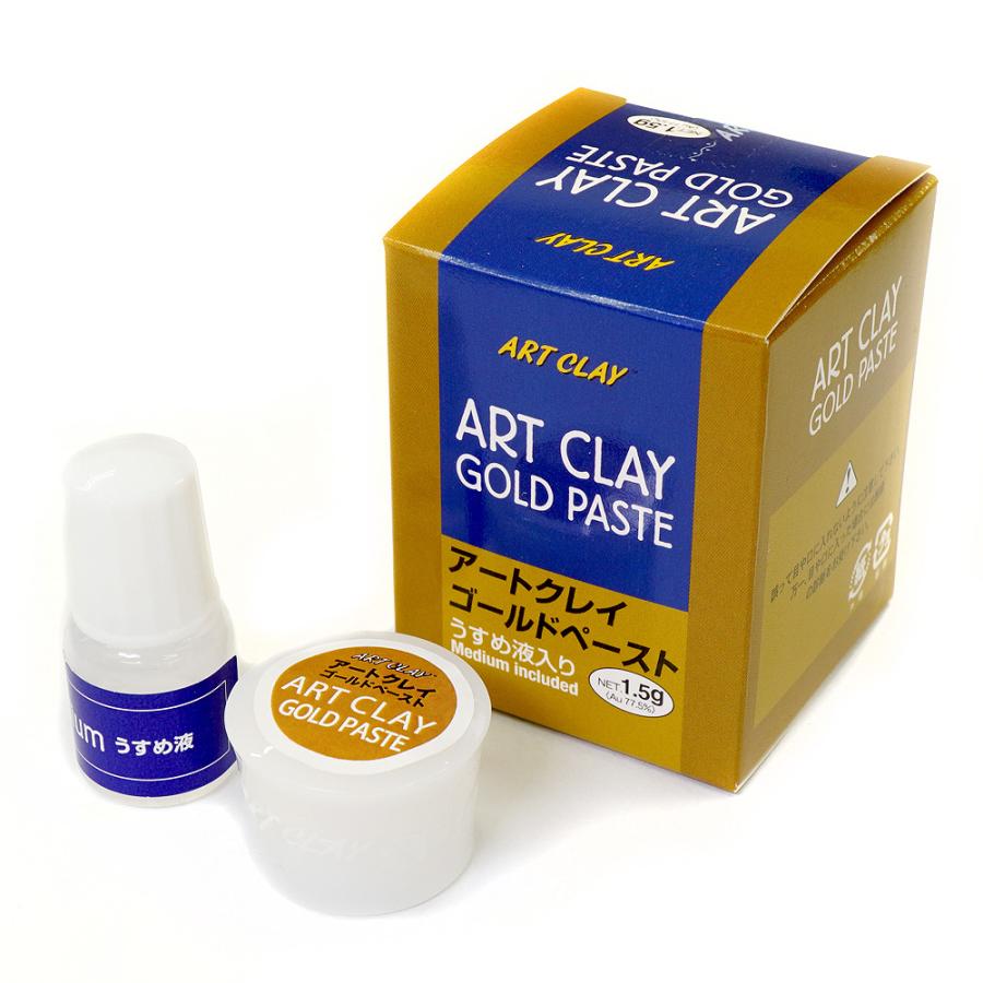ART CLAY アートクレイゴールドペースト うすめ液入り : アートクレイ