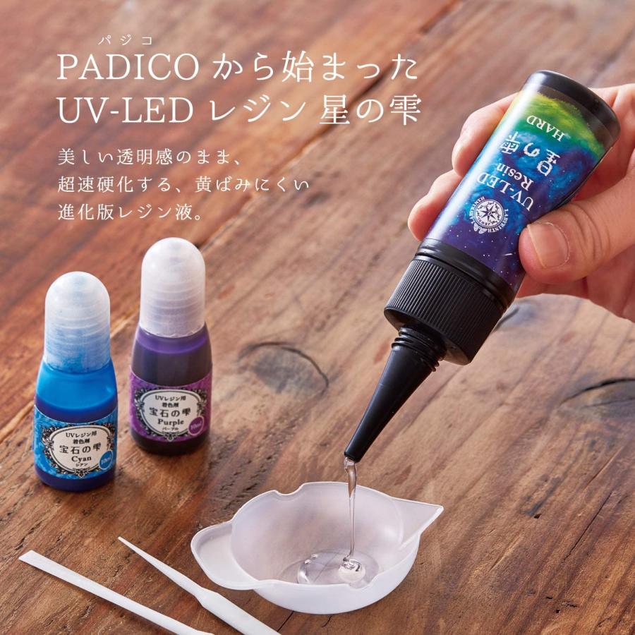 PADICO レジン液 UV-LEDレジン 星の雫 ハード 詰替用 500g(2本 PADICO レジン液 UV-LEDレジン 星の雫 ハード 詰替用 500g(2本
