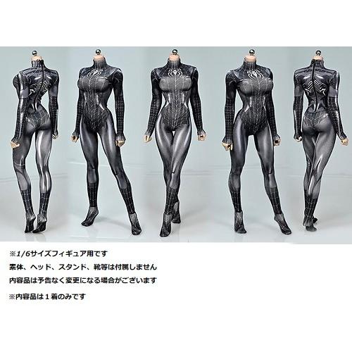 70 Offアウトレット ドールズフィギュア Es003 1 6サイズフィギュア用衣装 女性用 エラスティックボディスーツ Black Dollsfigure