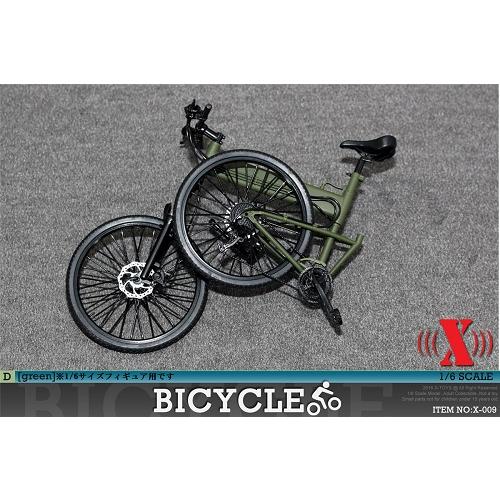 X-TOYS - 1/6スケールフィギュア用 折りたたみ式自転車 X-009D