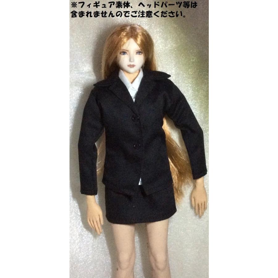 Bmオリジナル 1 6フィギュア用衣装 Olビジネススーツ黒 白シャツタイプ Supersport Tn