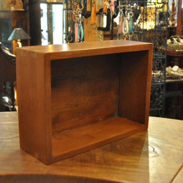 ボックストレーL 引出 整理箱 お道具箱 引き出し 収納BOX 天然木 チーク無垢材 インドネシア直輸入 |  | 06