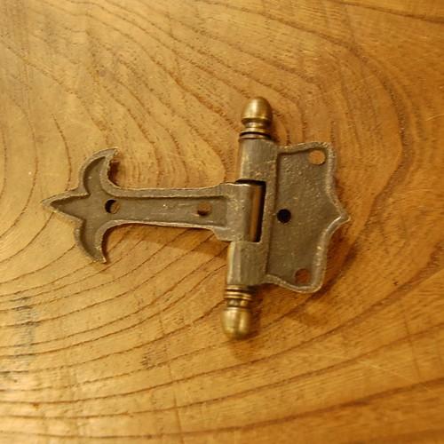 真鍮蝶番 ヒンジ ブラス 丁番 インテリアパーツ 古色仕上げ DIY 店