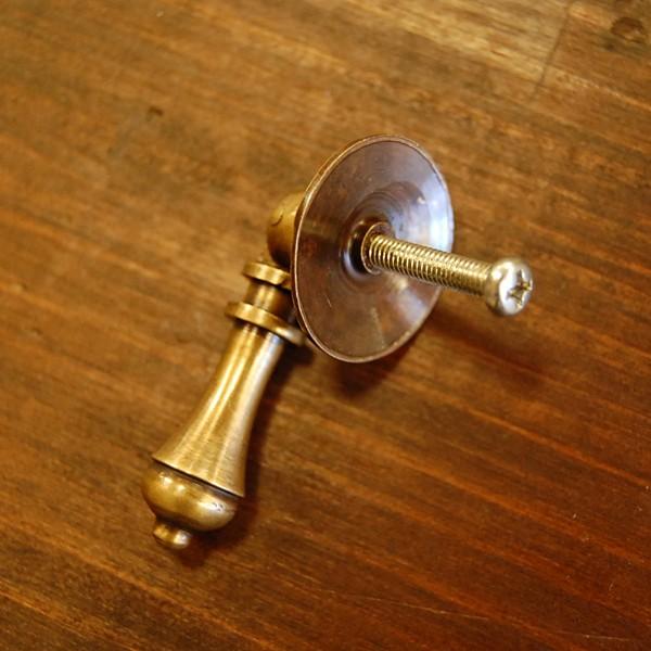 取っ手 ブラス 真鍮把手 扉金具 ぶらり取っ手 キャビネット