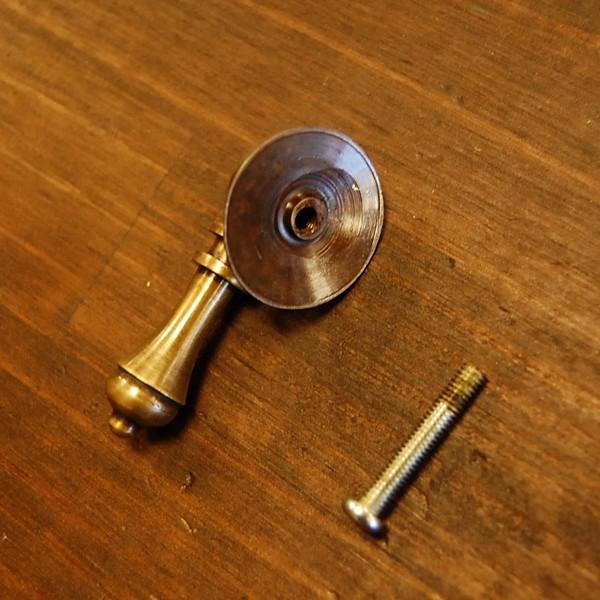 取っ手 ブラス 真鍮把手 扉金具 ぶらり取っ手 キャビネット