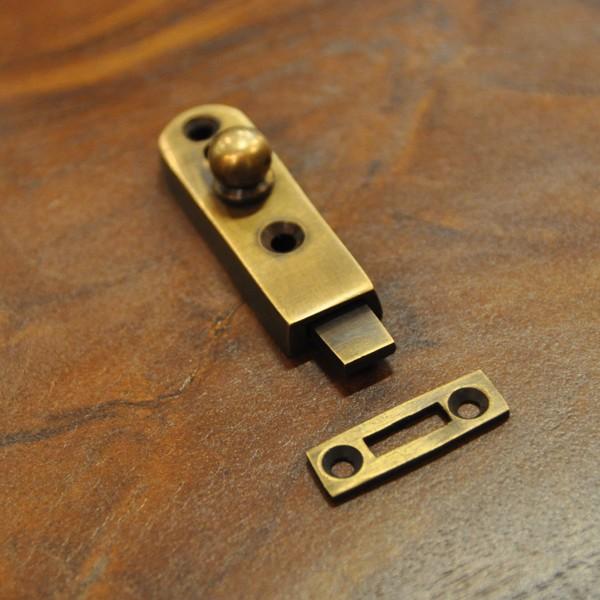 ブラス錠前368 真鍮金具 インドネシア直輸入 インテリアパーツ 古色