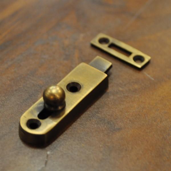 ブラス錠前368 真鍮金具 インドネシア直輸入 インテリアパーツ 古色