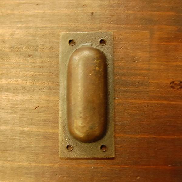 取っ手 真鍮把手 ブラス 引き戸用 掘り込み おしゃれ インテリアパーツ