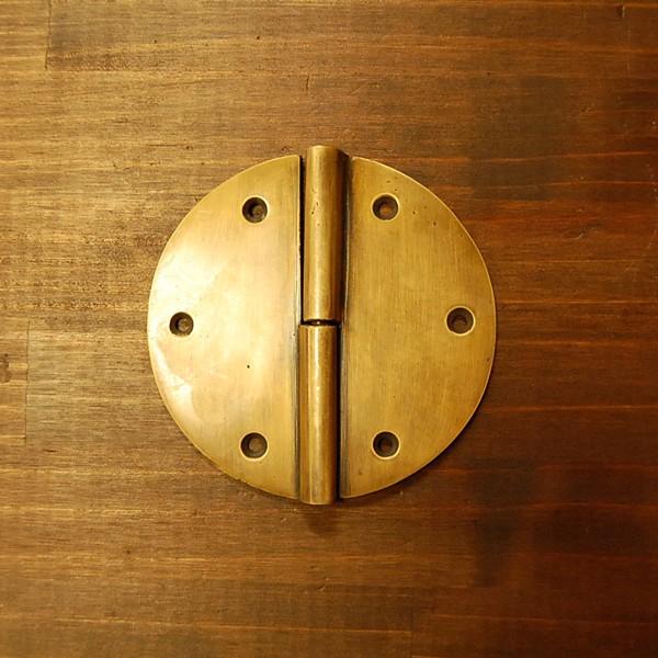 ブラス蝶番431 1 ヒンジ 真鍮 インドネシア直輸入 インテリアパーツ 古色仕上げ Diy おしゃれ 重厚