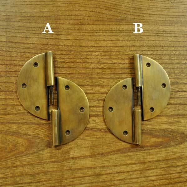 ブラス蝶番431-1 ヒンジ 真鍮 インドネシア直輸入 インテリアパーツ