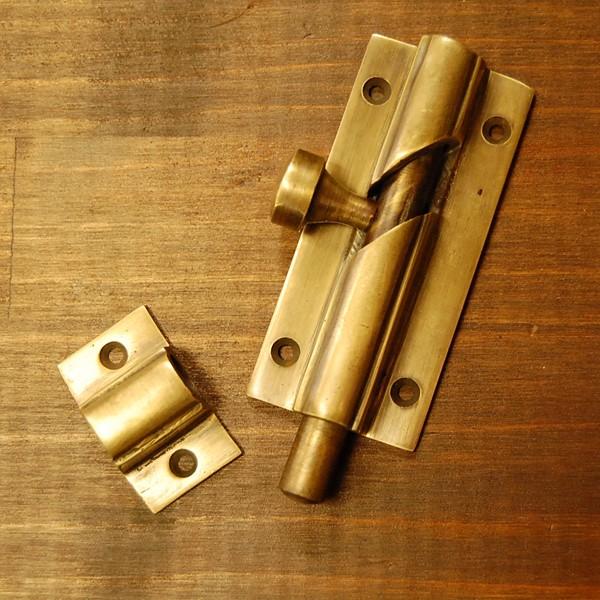 ブラス錠前449 真鍮金具 フランス落とし インドネシア直輸入 インテリアパーツ 古色仕上げ 扉金具 窓金具 DIY リフォーム 真鍮部品 |  | 02