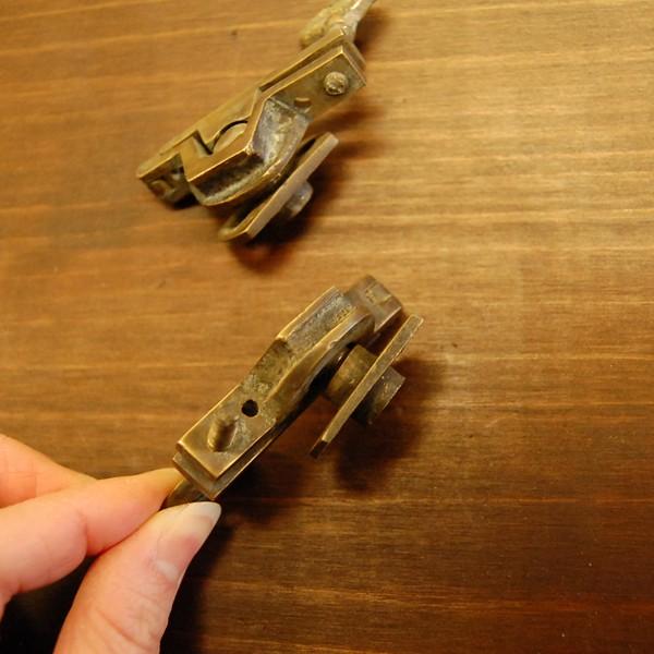 ブラス463 回転止め金具 真鍮金具 インドネシア直輸入 インテリア