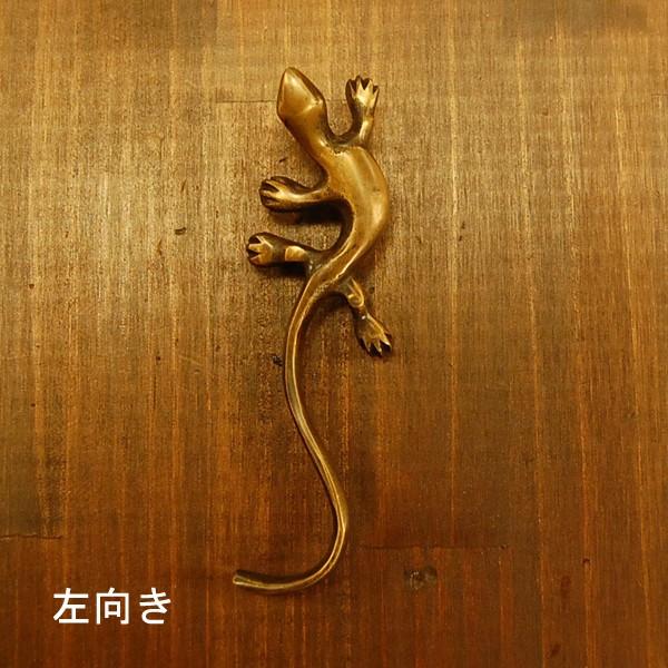 取っ手 真鍮把手 ブラス 扉取手 トカゲ型 ノブ キャビネット