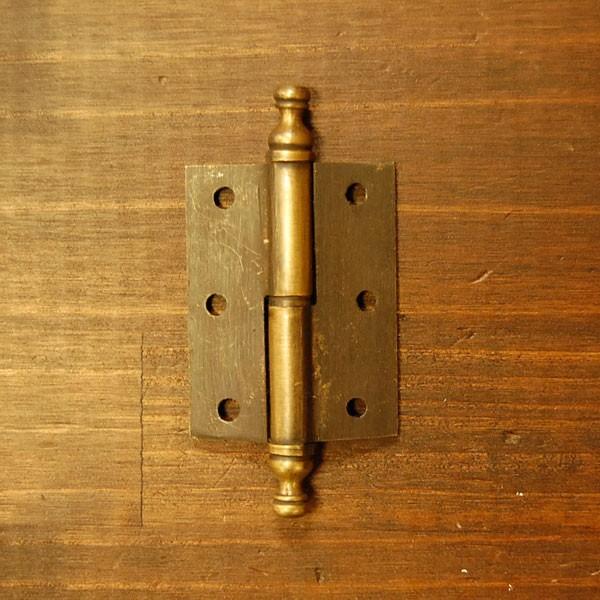 ブラス蝶番531 ヒンジ 真鍮 インドネシア直輸入 インテリアパーツ 古色