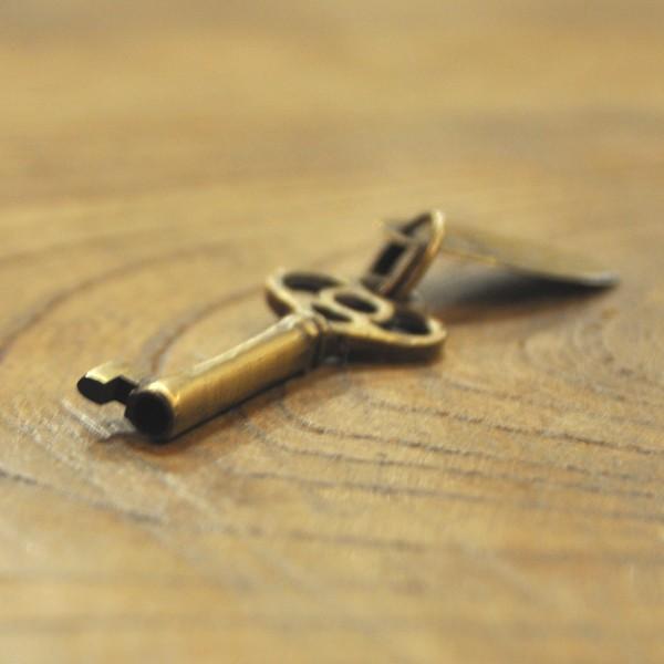 ブラス鍵538 真鍮金具 家具部品 鍵部品 アンティーク仕上げ DIY 日曜