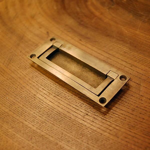 取っ手 真鍮把手 ブラス 掘り込み型 おしゃれ 引き出し インテリア