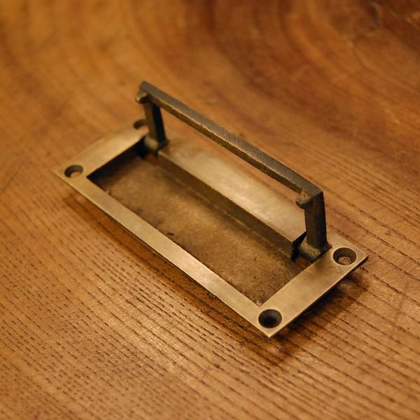 取っ手 真鍮把手 ブラス 掘り込み型 おしゃれ 引き出し インテリア