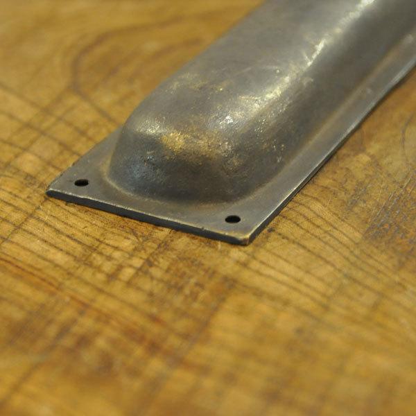 取っ手 真鍮把手 ブラス 引き戸用 掘り込み 特大 インテリアパーツ