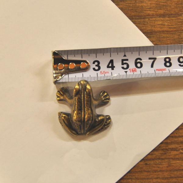 ペーパーウェイト 真鍮 ブラス 蛙 カエル型 文鎮 インテリア