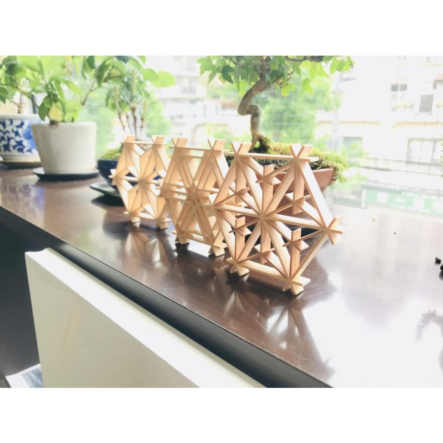 Kumiko Kit【小】組子細工 キット 【日本製】 檜 和雑貨 和モダン