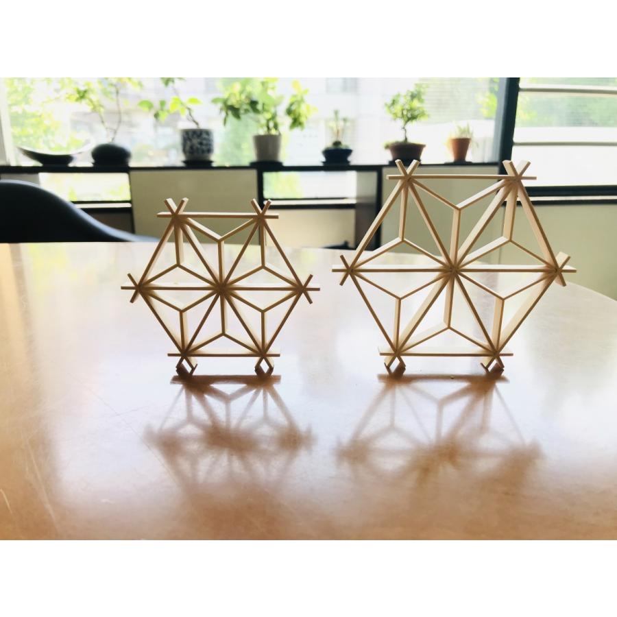 レトロ組子セット Kumiko Kit【小】組子細工 キット 【日本製】 檜 和雑貨 和モダン
