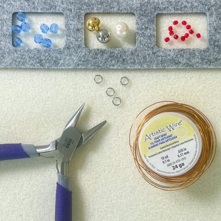 ビーズマット 手芸 ビーズ デザインボード 小型 軽量 初心者 ワイヤー