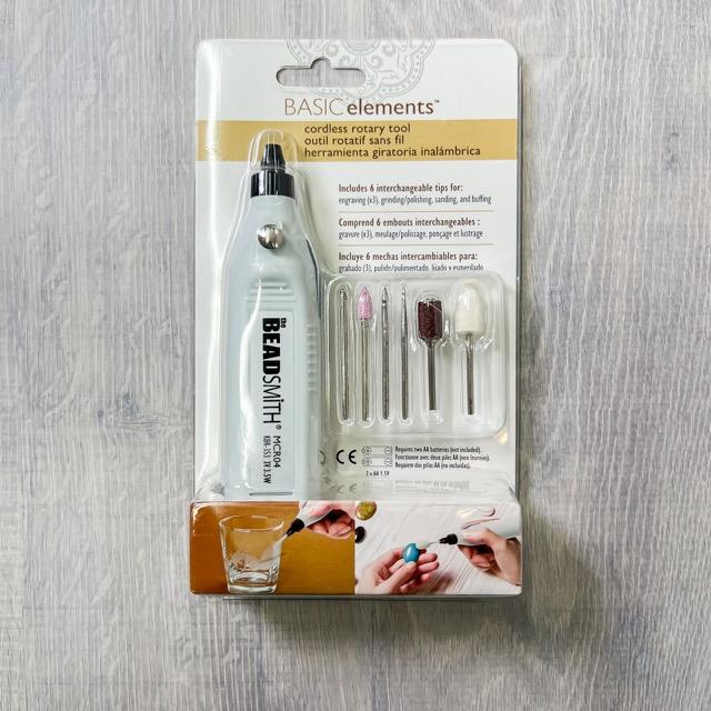 簡単な彫刻や研磨作業に ミニルーター ビット6本セット 3V/3.5W 彫刻