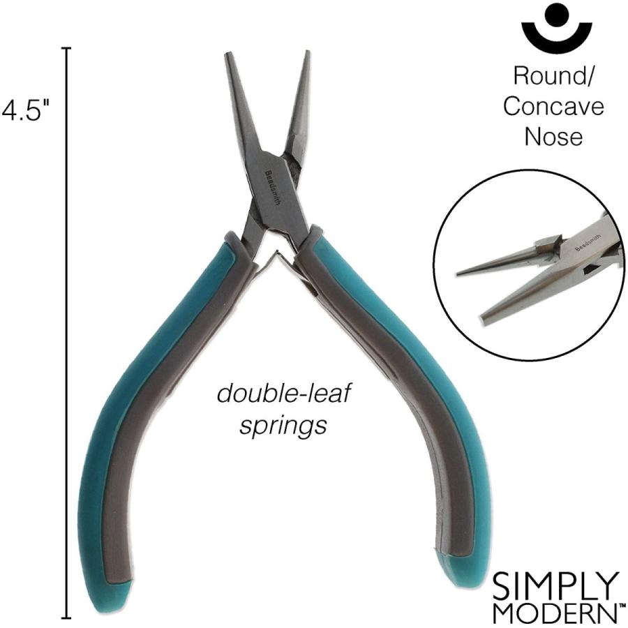 ラウンド / コンケイブ プライヤー Simply Modern シンプリーモダン BeadSmith ビーズスミス ワイヤールーパー コイル 輪っか 制作 PL133 |  | 02