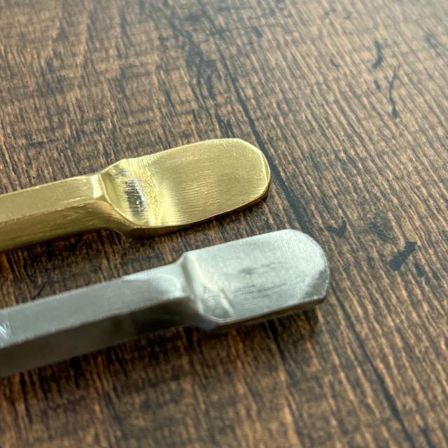 根かき棒 ソイルスティック Mサイズ ステンレス 真鍮 根かき 盆栽