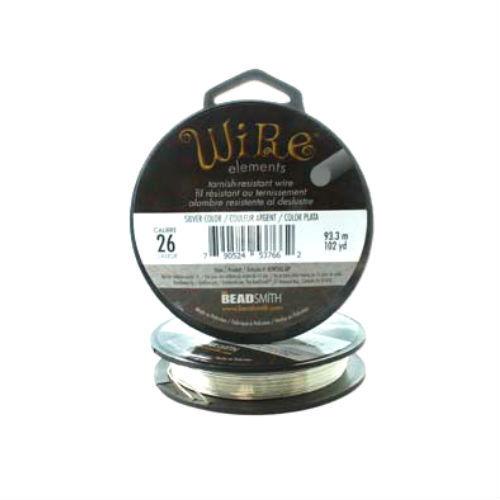 【クラフトワイヤー】シルバーカラー ターニッシュレジスタント 大巻 大容量 BeadSmith ビーズスミス  アーティスティックワイヤー ビーズアート 制作 |  | 04