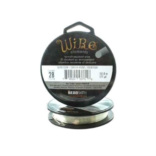 【クラフトワイヤー】シルバーカラー ターニッシュレジスタント 大巻 大容量 BeadSmith ビーズスミス  アーティスティックワイヤー ビーズアート 制作 |  | 05