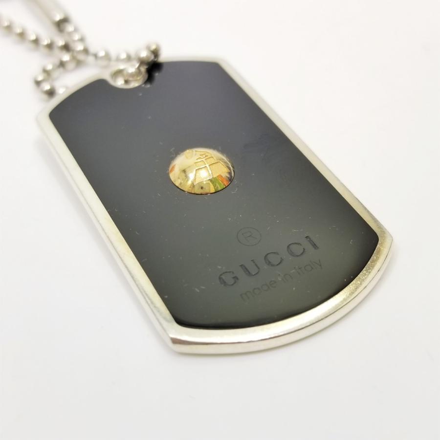 グッチ GUCCI ドッグタグ グラミーアワード スペシャルエディション ネックレス シルバー925 K18イエローゴールド｜artemis-ltd｜05