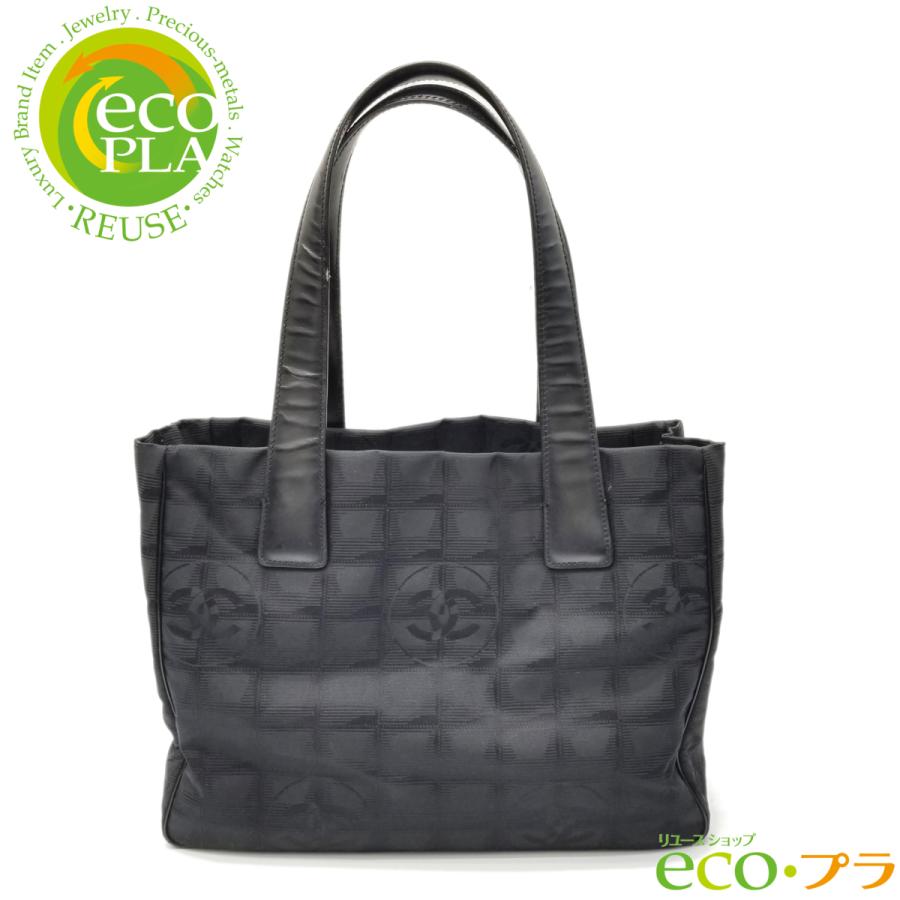 CHANEL シャネル ニュートラベルライントートPM ブラック トート