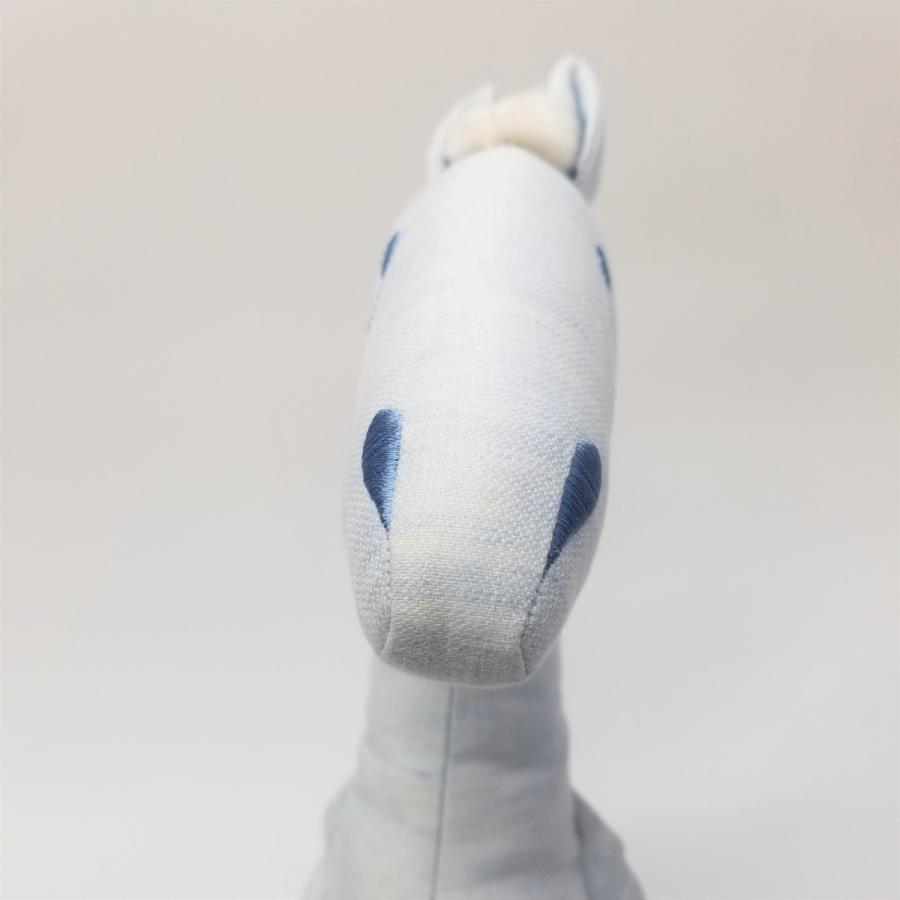 エルメス HERMES ポットヨック 馬 ぬいぐるみ 希少 ライトブルー ウマ