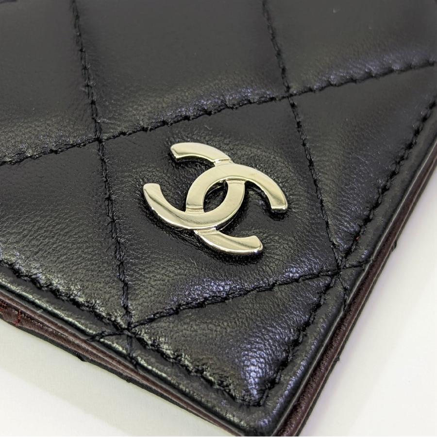 CHANEL シャネル マトラッセ ラムスキン パスポートケース 17 CHANEL シャネル マトラッセ ラムスキン パスポートケース 17