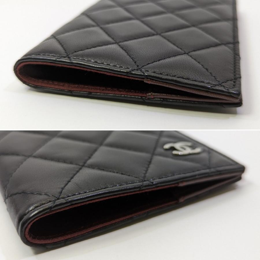 CHANEL シャネル マトラッセ ラムスキン パスポートケース 17