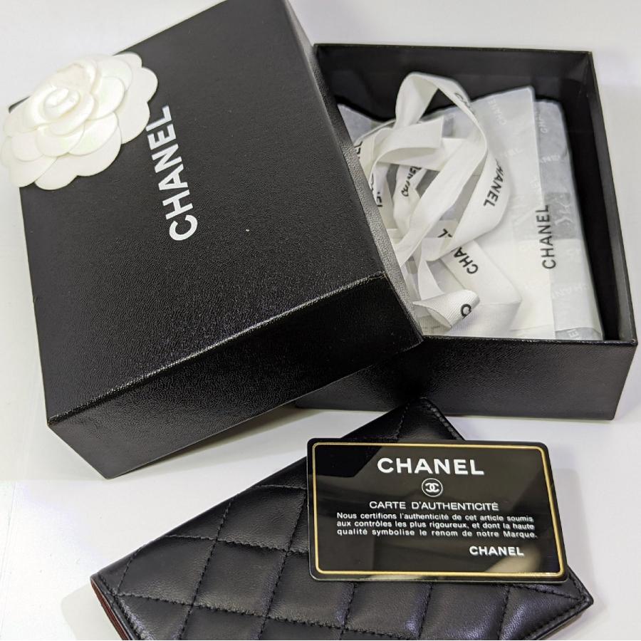 CHANEL シャネル マトラッセ ラムスキン パスポートケース 17 CHANEL シャネル マトラッセ ラムスキン パスポートケース 17