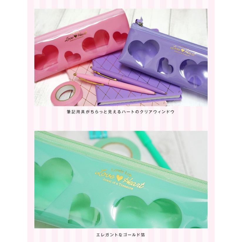 デルタ ラッピング 無料 ハート ペンケース[m]窓付き おすすめ