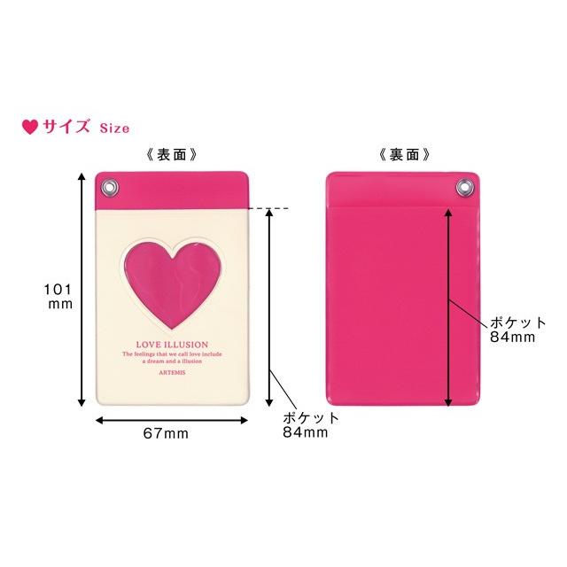 ハートウィンドウパスケース M Icカード 定期入れ おすすめ かわいい デザイン おしゃれ 女子 高校生 学生 大人 可愛い 窓付き 雑貨メーカー 直営店舗 Hwpa 雑貨メーカー直営店舗アーティミス 通販 Yahoo ショッピング