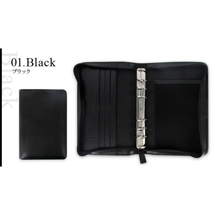 ファイロファックス システム手帳 メトロポール ジップ Metropol Zip バイブルサイズ Black filofax 2024年ダイアリー付き｜artenal01｜12