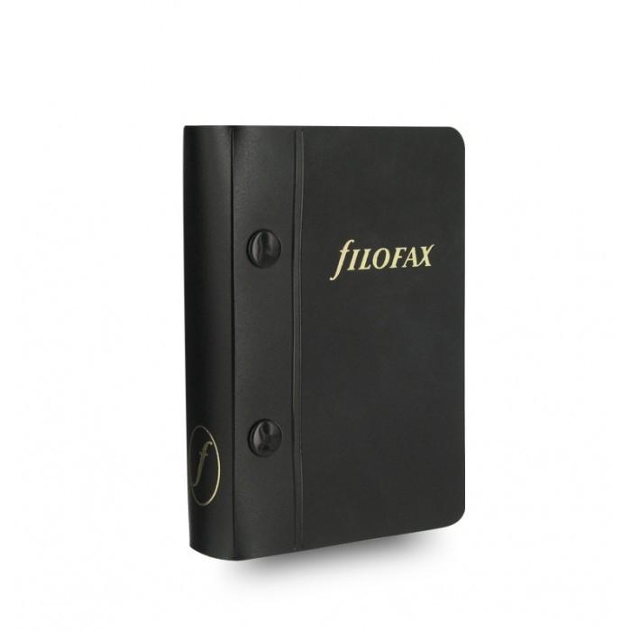 ファイロファックス システム手帳 リフィルバインダー ミニ6穴サイズ  ポケット スモール  ストレージバインダー Black Filofax｜artenal01