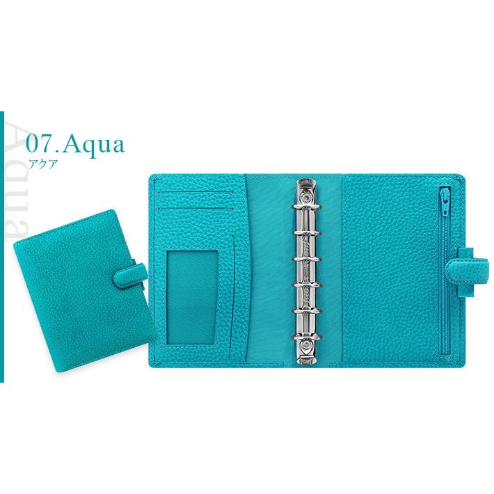 ファイロファックス システム手帳 A5サイズ フィンスバリー アクア 6穴