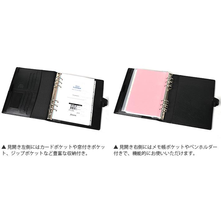 ファイロファックス システム手帳 フィンスバリー A5サイズ フルグレインレザー デスクサイズ 6穴 リング径30mm Filofax  Finsbury 牛革 本革｜artenal01｜14