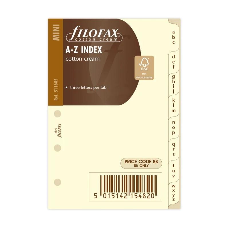 専用　リフィル5本 FILOFAX（ファイロファックス） システム手帳 リフィル ミニ5穴サイズ